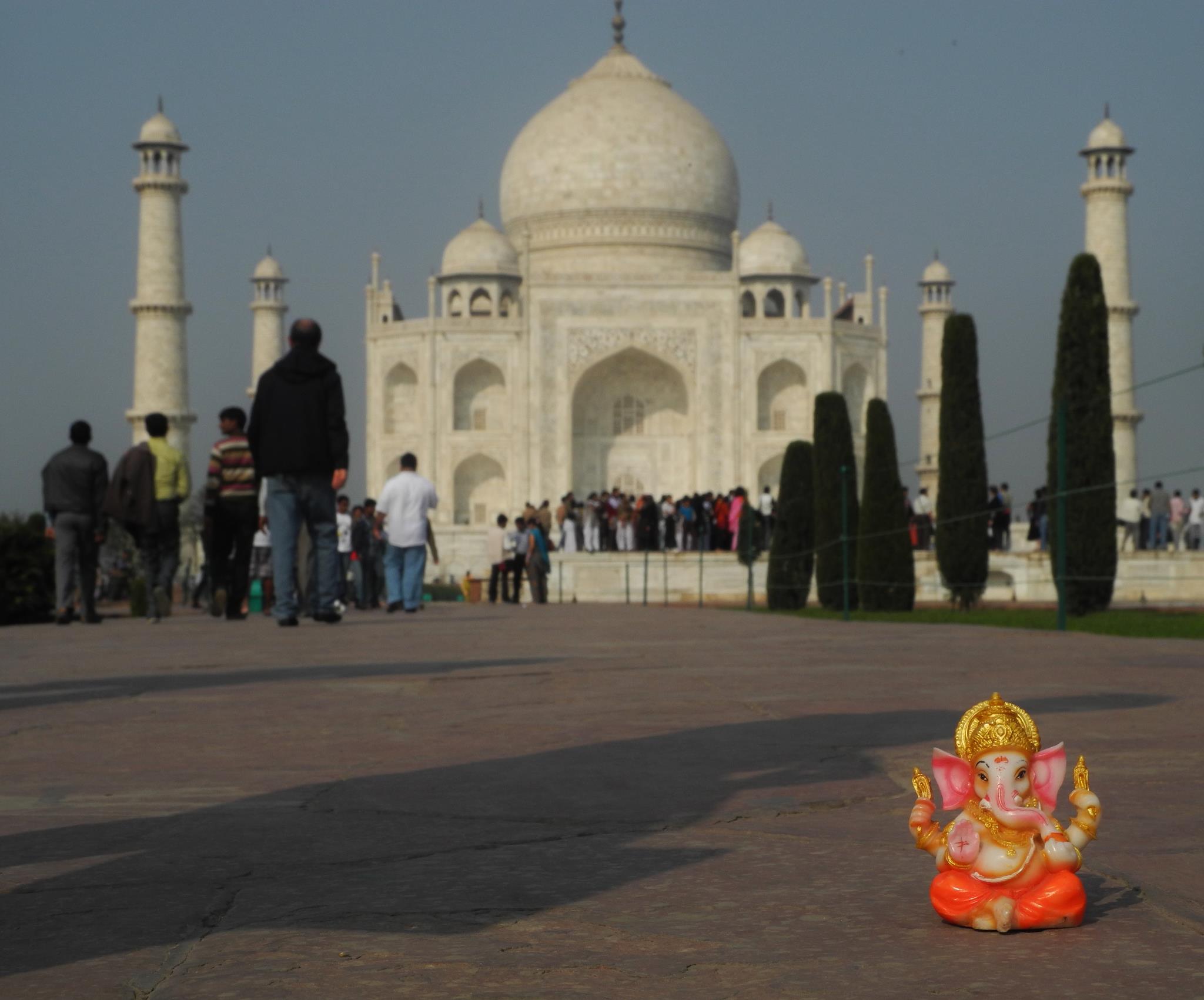 Ganesh en el Taj Mahal