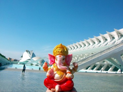 Ganesh en Valencia! La ciudad de las Artes y las Ciencias