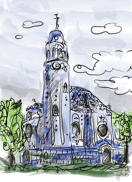 La Iglesia Azul de Bratislava, Eslovaquia