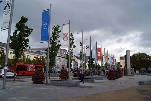 Oeste de Irlanda: plaza Kennedy
