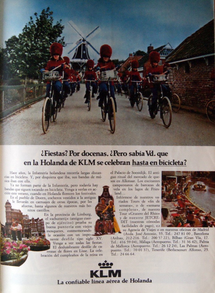 anuncio KLM 1980