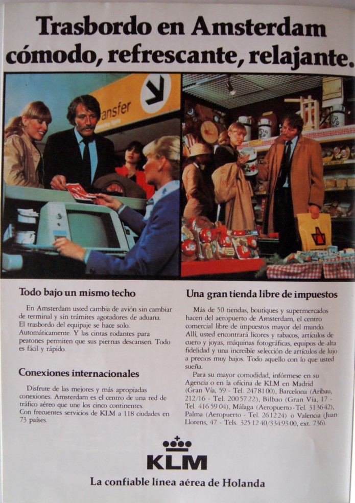 anuncio 1982 KLM
