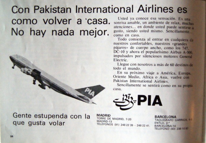 International Pakistan Airlines 1981