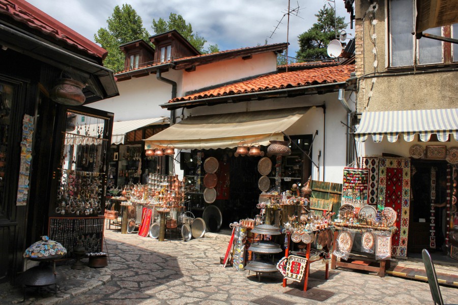 Qué ver en Sarajevo: tiendas del barrio otomano