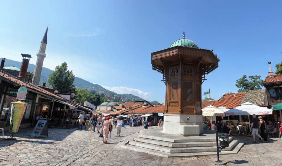 Qué ver en Sarajevo: la fuente del barrio turco