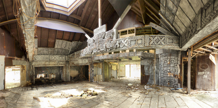 hotel abandonado en isla contadora