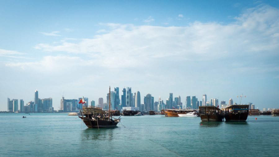 6 cosas que ver en Doha: El Skyline de Doha desde el Corniche