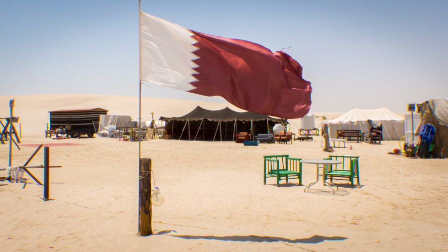 bandera de qatar