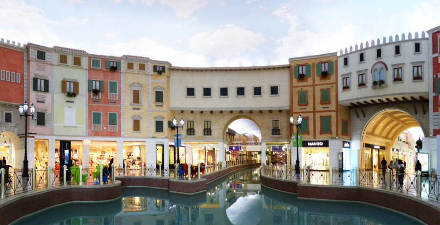 6 cosas que ver en Doha: Góndolas y canales en el Shopping Mall Villaggio
