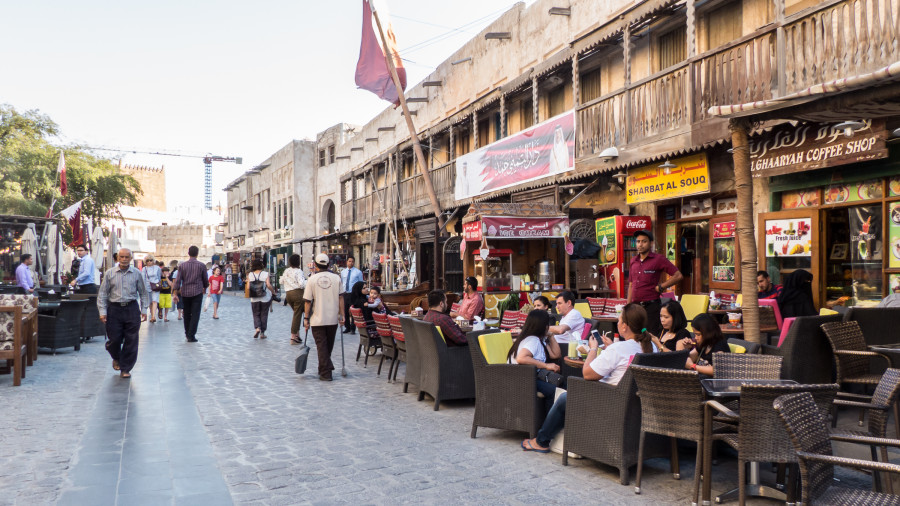 6 cosas que ver en Doha: Terrazas del zoco waqif