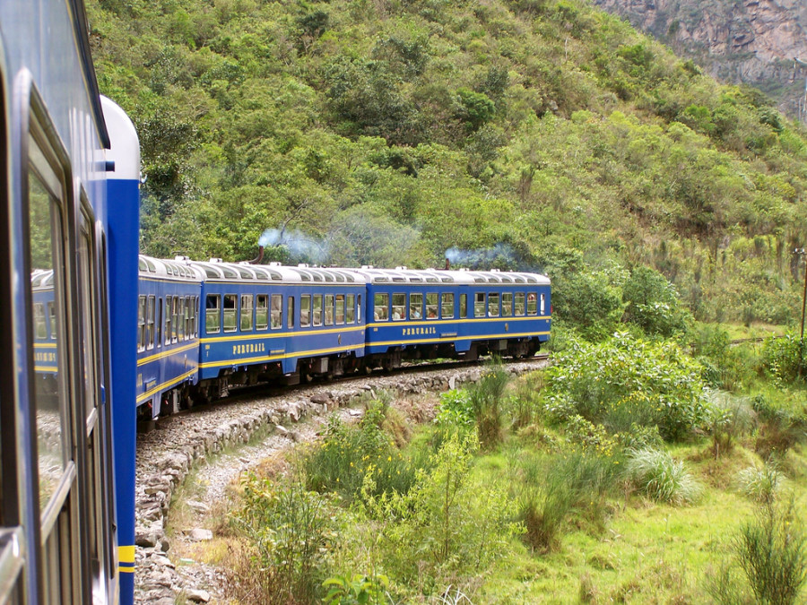 cómo llegar a Machu Picchu: en tren