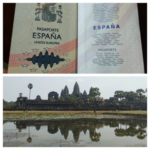 pasaporte español angkor wat