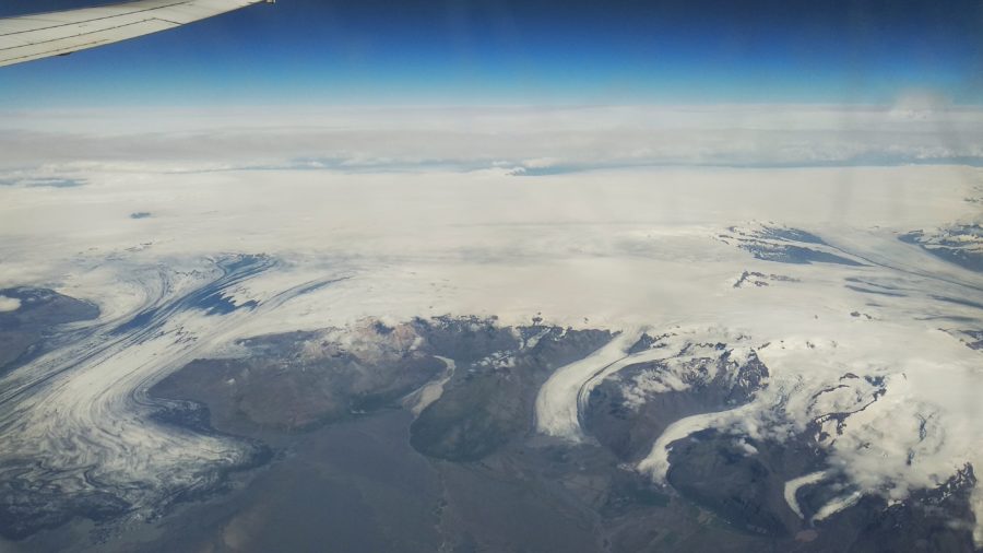 Islandia desde el avión