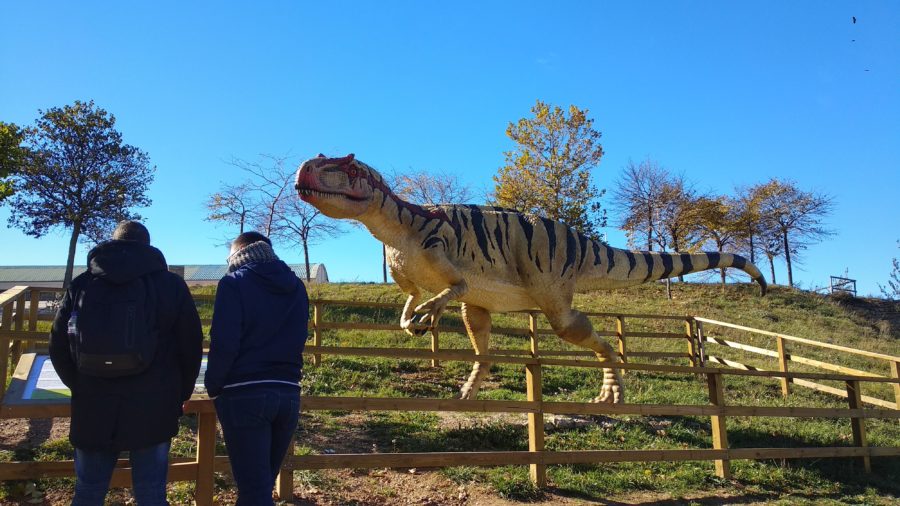 Un Allosaurus a tamaño real