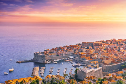 Qué ver en Dubrovnik: el atardeceer en un crucero