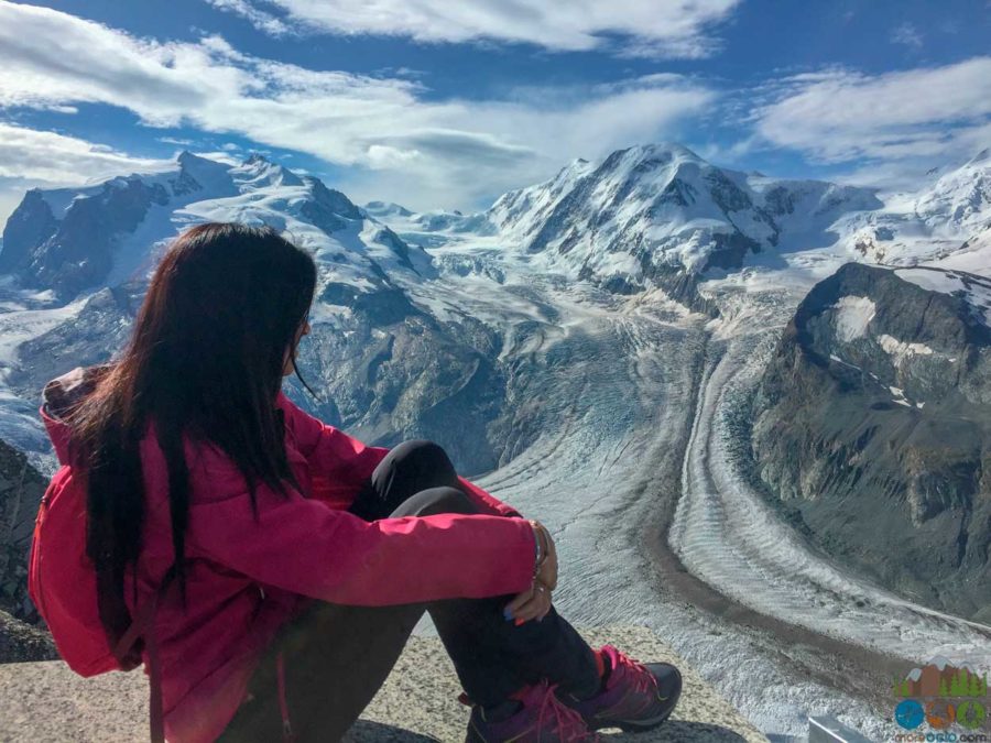 Qué ver en Suiza glaciar Monte Rosa