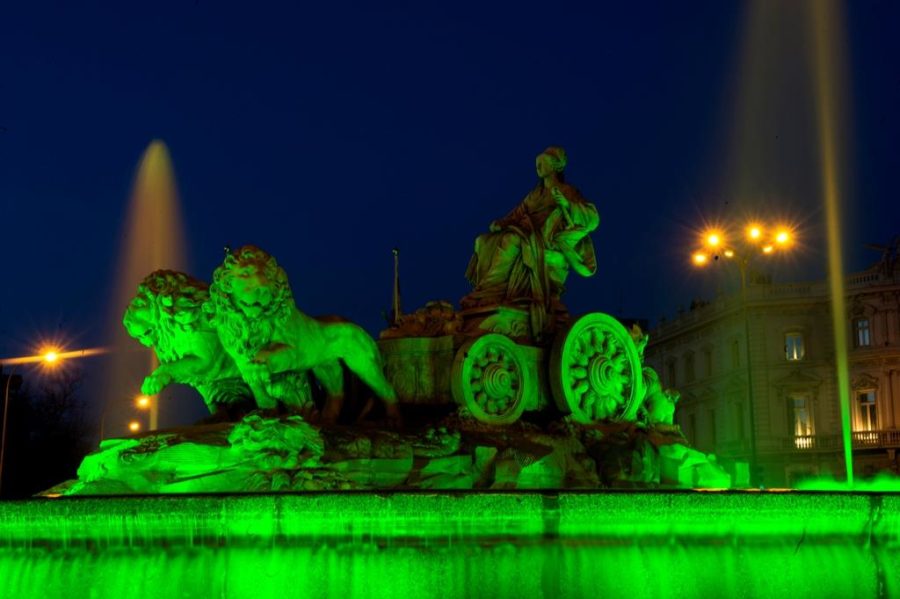 La fuente de Cibeles se iluminará de verde durante el fin de semana de San patricio