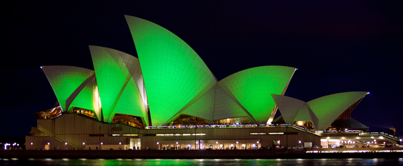 Sydney-Opera-House-goes-green-on-St-Patricks-Day
