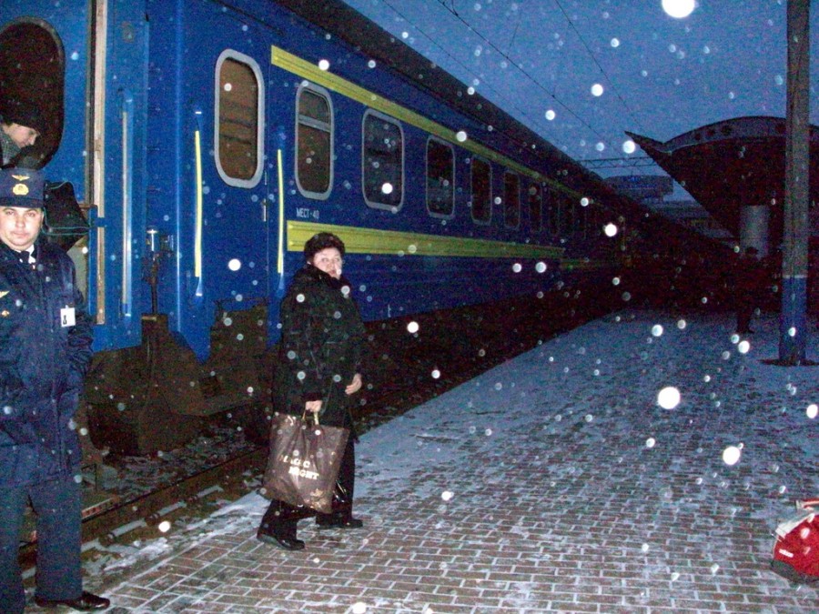 estación de trenes de Kiev