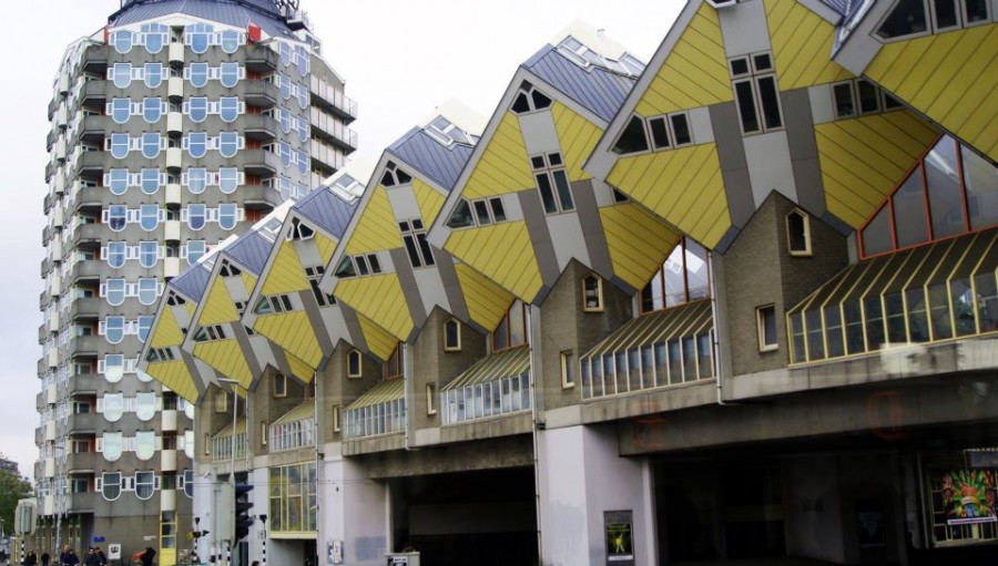casas cúbicas en Rotterdam