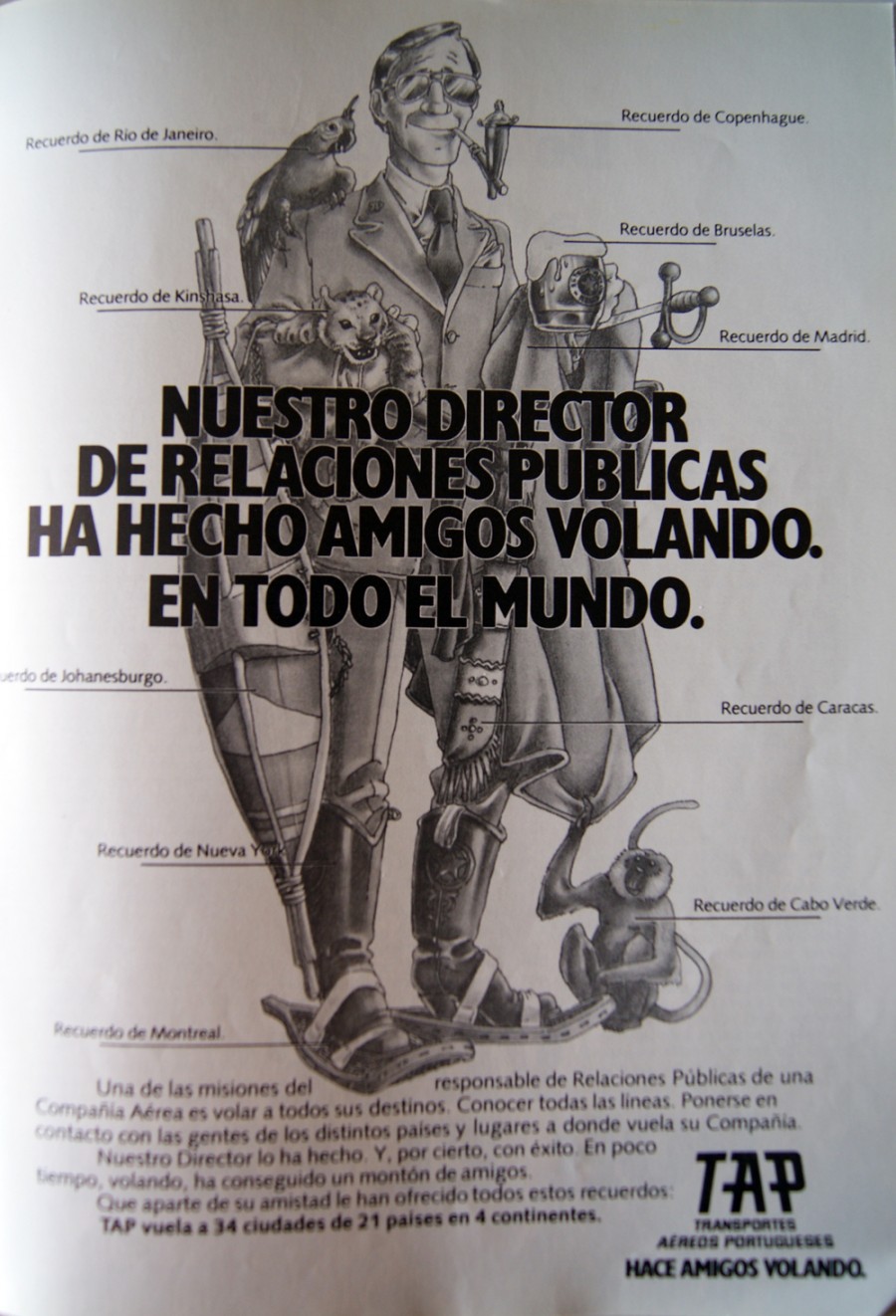 publicidad de TAP de 1979