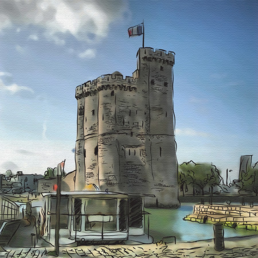 La Rochelle dibujo